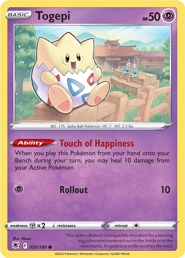 Togepi (055/189) [Sword & Shield: Astral Radiance] | Good Games Morley