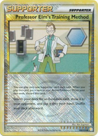 Professor Elm's Training Method (100/123) (League Promo) [HeartGold & SoulSilver: Base Set] | Good Games Morley