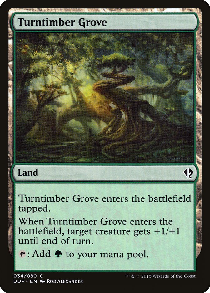 Turntimber Grove [Duel Decks: Zendikar vs. Eldrazi] | Good Games Morley