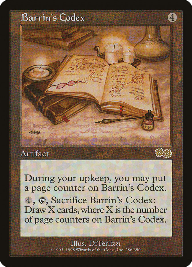 Barrin's Codex [Urza's Saga] | Good Games Morley