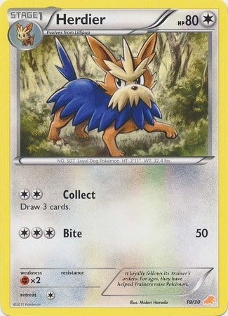 Herdier (19/30) [Black & White: Trainer Kit - Excadrill] | Good Games Morley