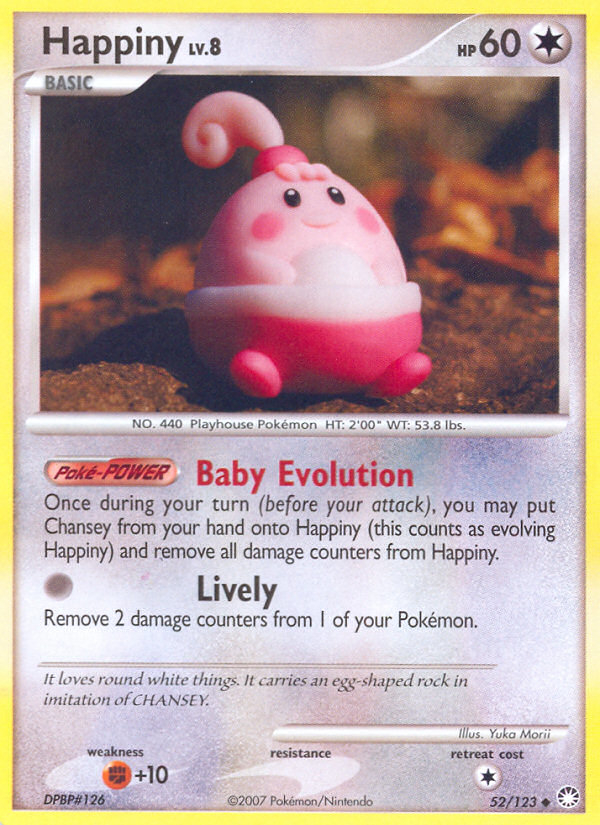 Happiny (52/123) [Diamond & Pearl: Mysterious Treasures] | Good Games Morley