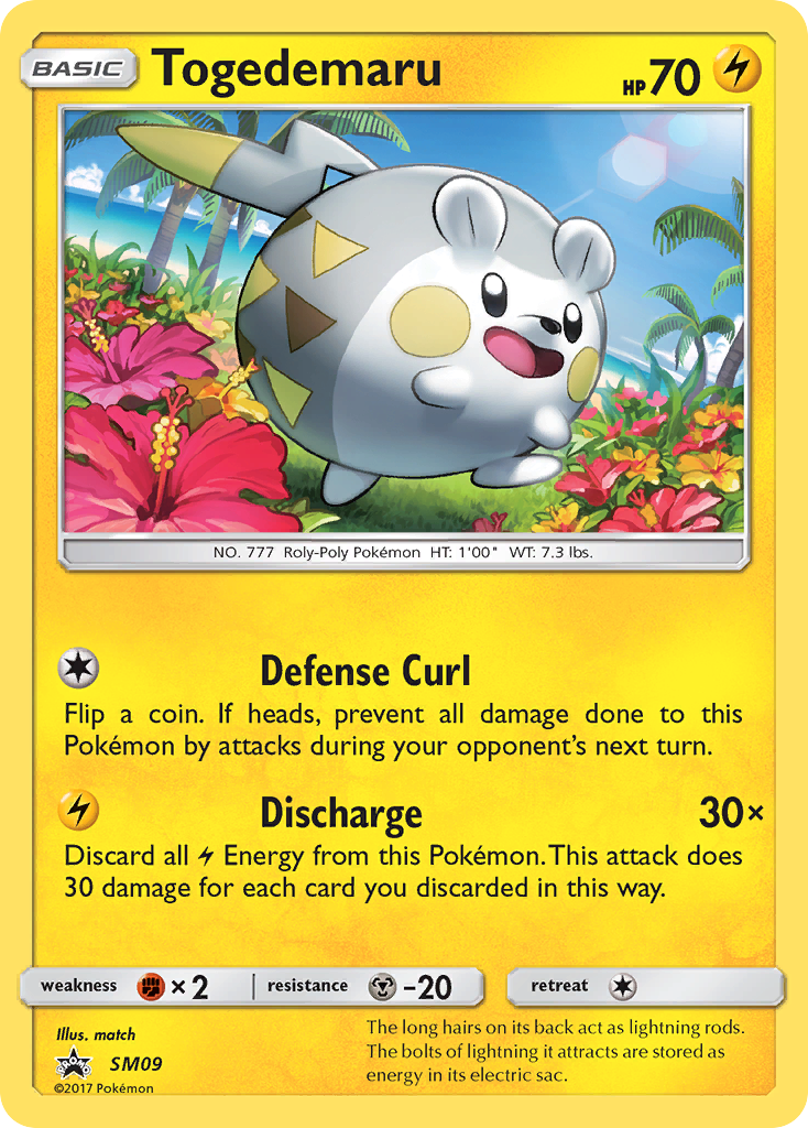 Togedemaru (SM09) [Sun & Moon: Black Star Promos] | Good Games Morley