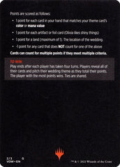 Vampire Wedding Planner (Magic Minigame) [Innistrad: Crimson Vow Minigame] | Good Games Morley