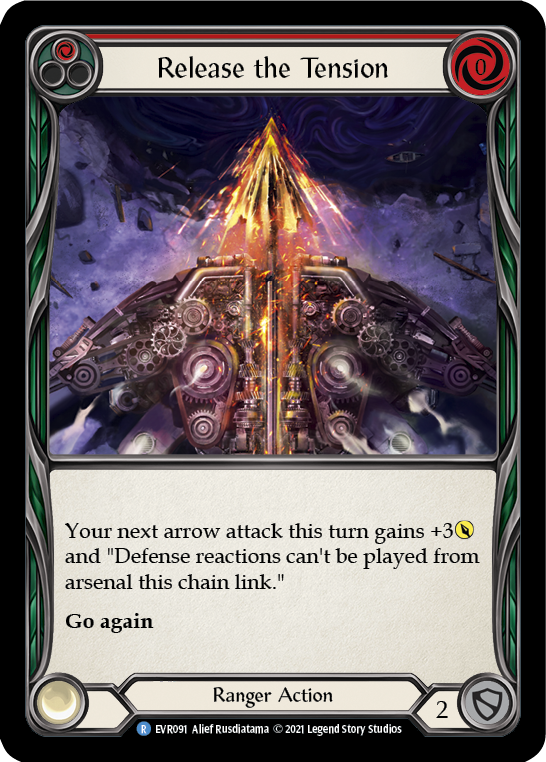 Release the Tension (Red) [EVR091] (Everfest)  1st Edition Rainbow Foil | Good Games Morley
