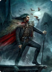Dracula, Blood Immortal Art Card [Innistrad: Crimson Vow Art Series] | Good Games Morley