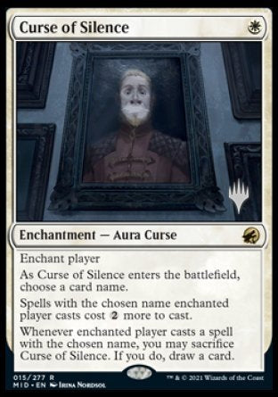 Curse of Silence (Promo Pack) [Innistrad: Midnight Hunt Promos] | Good Games Morley