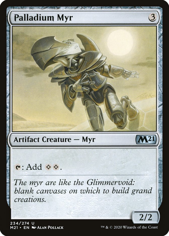 Palladium Myr [Core Set 2021] | Good Games Morley