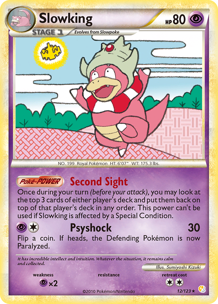 Slowking (12/123) [HeartGold & SoulSilver: Base Set] | Good Games Morley