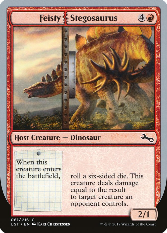 Feisty Stegosaurus [Unstable] | Good Games Morley