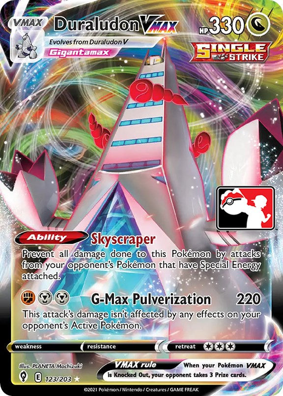 Duraludon VMAX (123/203) [Prize Pack Series One] | Good Games Morley