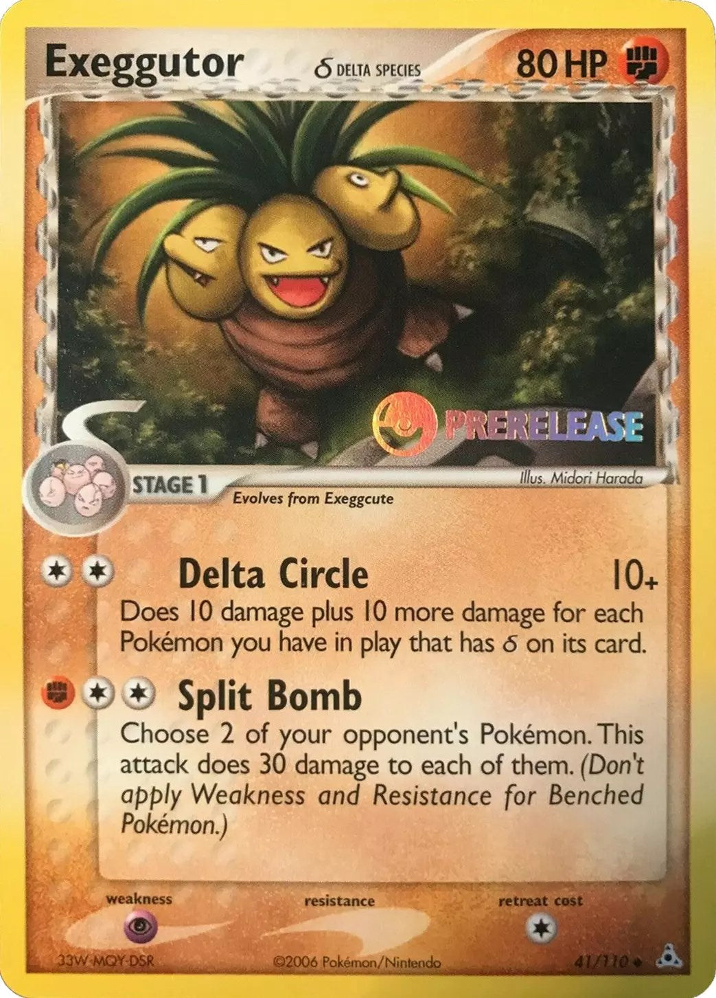 Exeggutor (41/110) (Prerelease) [EX: Holon Phantoms] | Good Games Morley