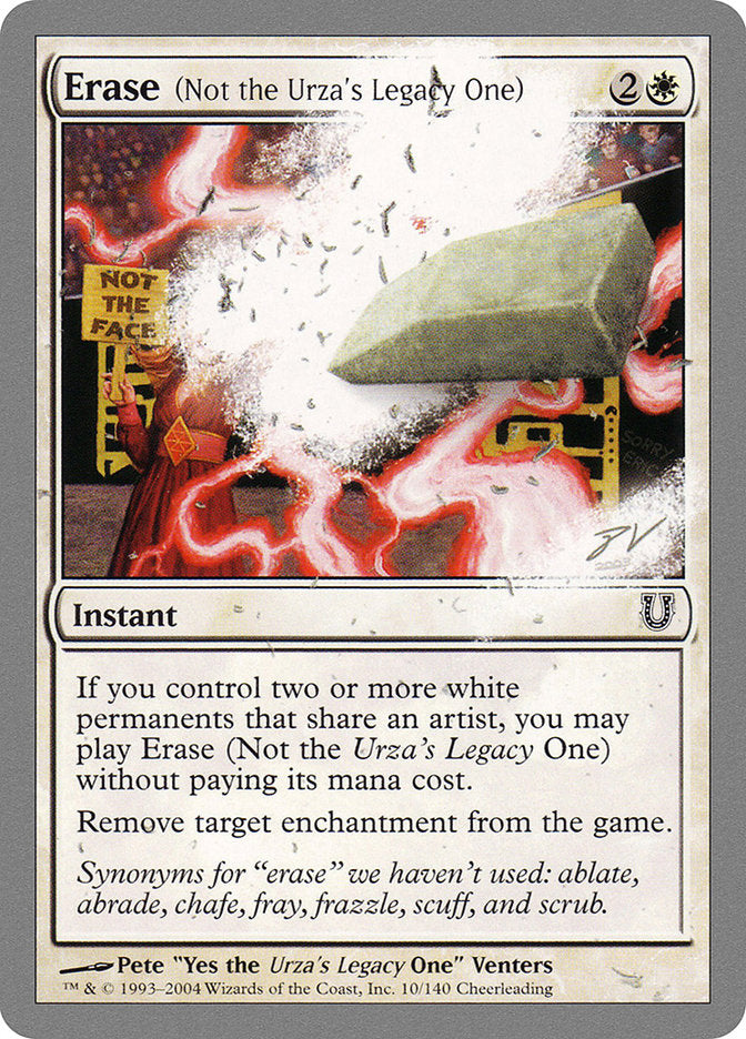 Erase (Not the Urza's Legacy One) [Unhinged] | Good Games Morley