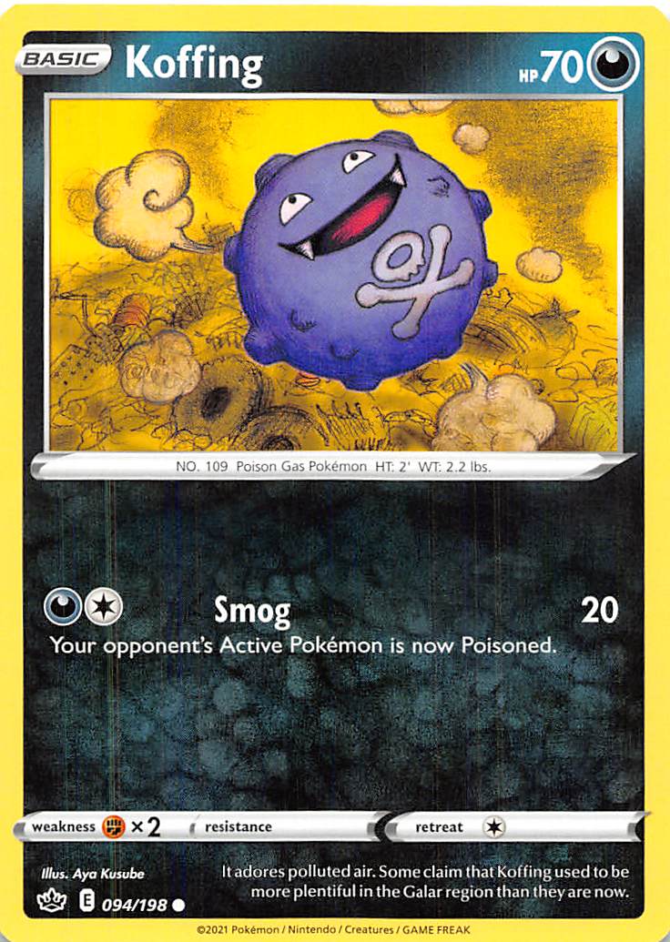 Koffing (094/198) [Sword & Shield: Chilling Reign] | Good Games Morley