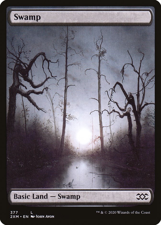 Swamp (377) [Double Masters] | Good Games Morley