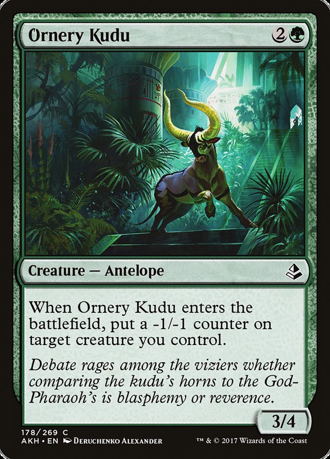 Ornery Kudu [Amonkhet] | Good Games Morley
