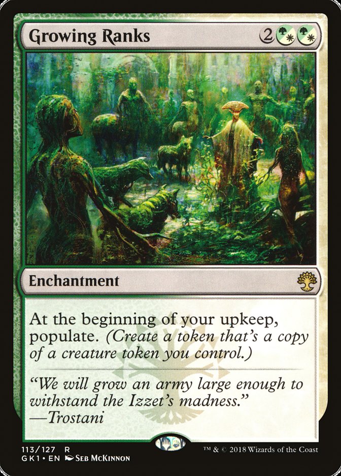 Growing Ranks [Guilds of Ravnica Guild Kit] | Good Games Morley