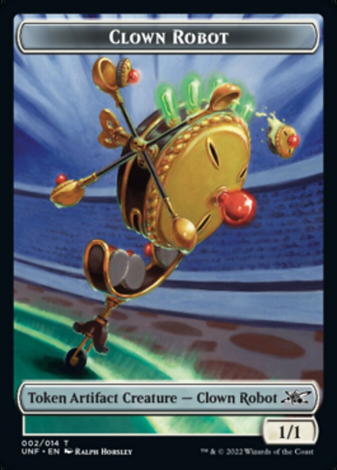 Clown Robot (002) Token [Unfinity Tokens] | Good Games Morley