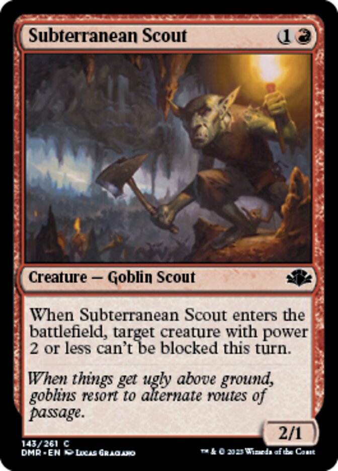 Subterranean Scout [Dominaria Remastered] | Good Games Morley
