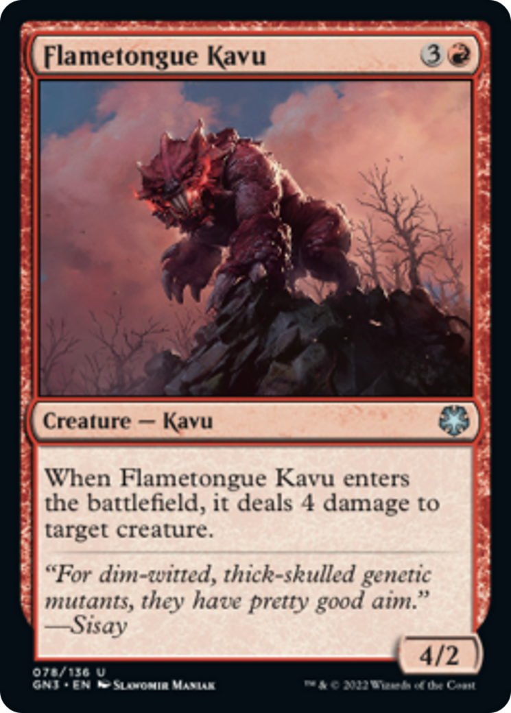 Flametongue Kavu [Game Night: Free-for-All] | Good Games Morley