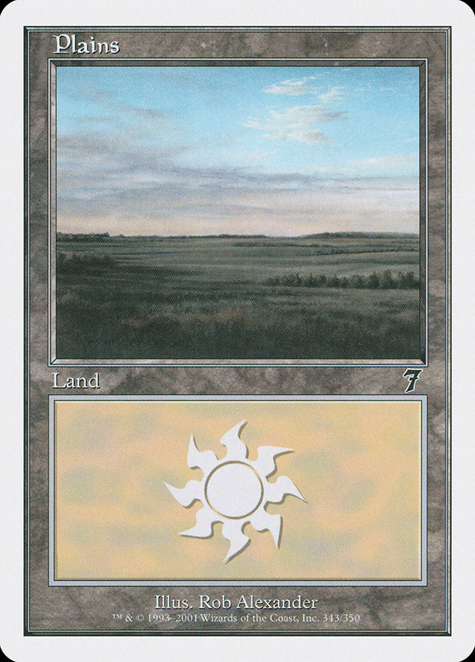 Plains (343) [Seventh Edition] | Good Games Morley