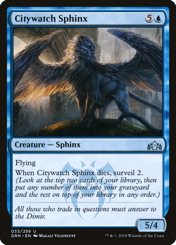 Citywatch Sphinx [Guilds of Ravnica] | Good Games Morley