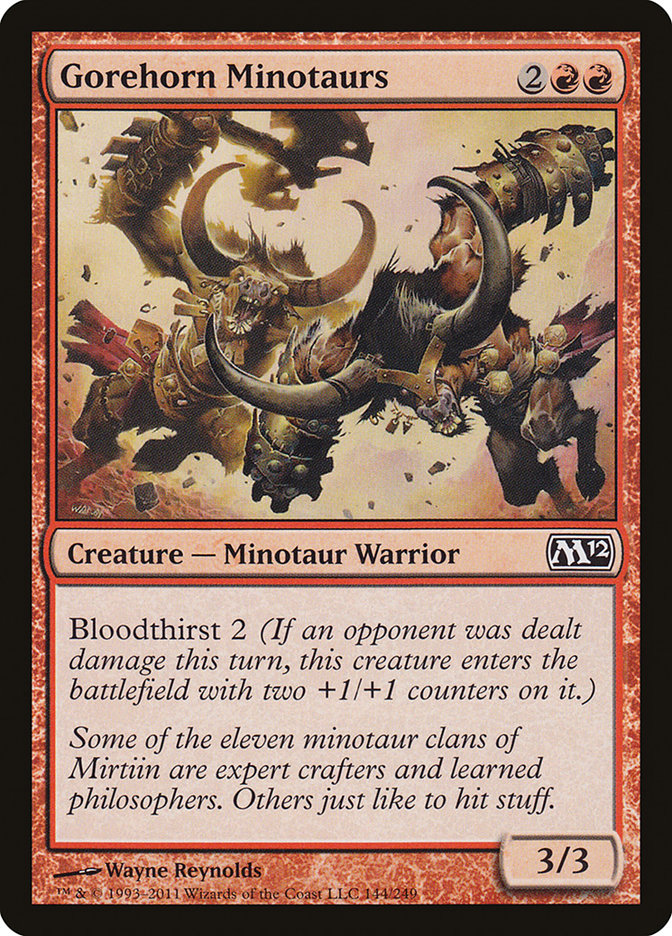 Gorehorn Minotaurs [Magic 2012] | Good Games Morley