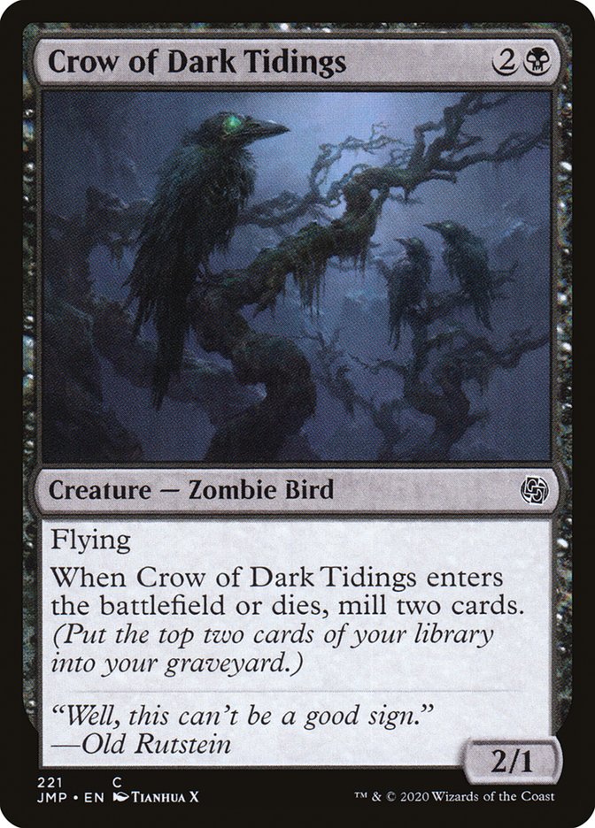 Crow of Dark Tidings [Jumpstart] | Good Games Morley
