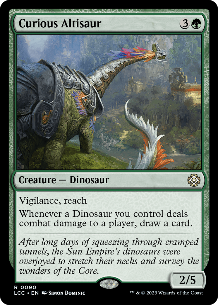 Curious Altisaur [The Lost Caverns of Ixalan Commander] | Good Games Morley