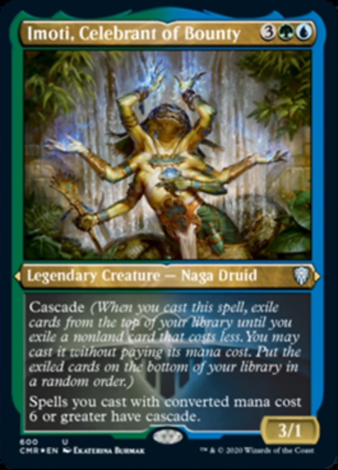 Imoti, Celebrant of Bounty (Etched) [Commander Legends] | Good Games Morley