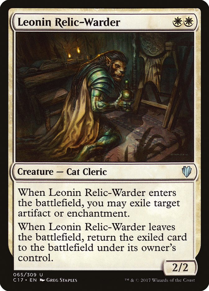 Leonin Relic-Warder [Commander 2017] | Good Games Morley