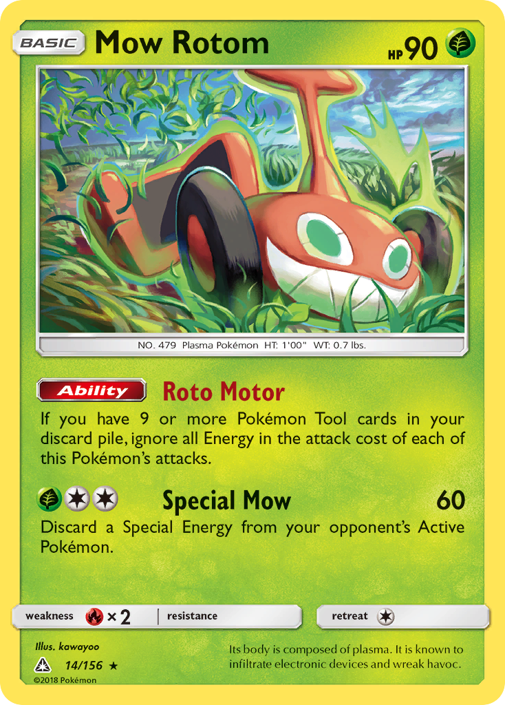 Mow Rotom (14/156) [Sun & Moon: Ultra Prism] | Good Games Morley