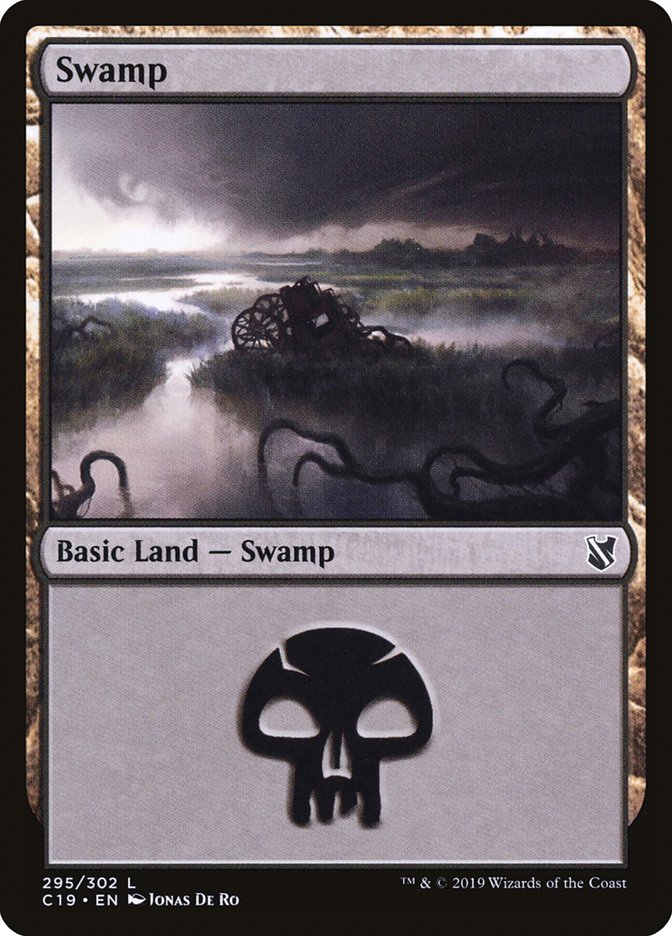 Swamp (295) [Commander 2019] | Good Games Morley