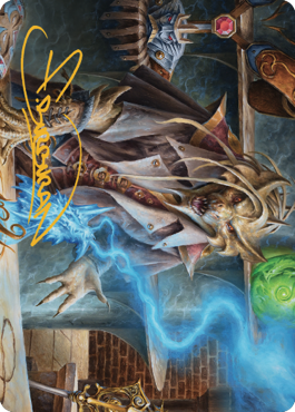 Renari, Merchant of Marvels Art Card (Gold-Stamped Signature) [Commander Legends: Battle for Baldur's Gate Art Series] | Good Games Morley