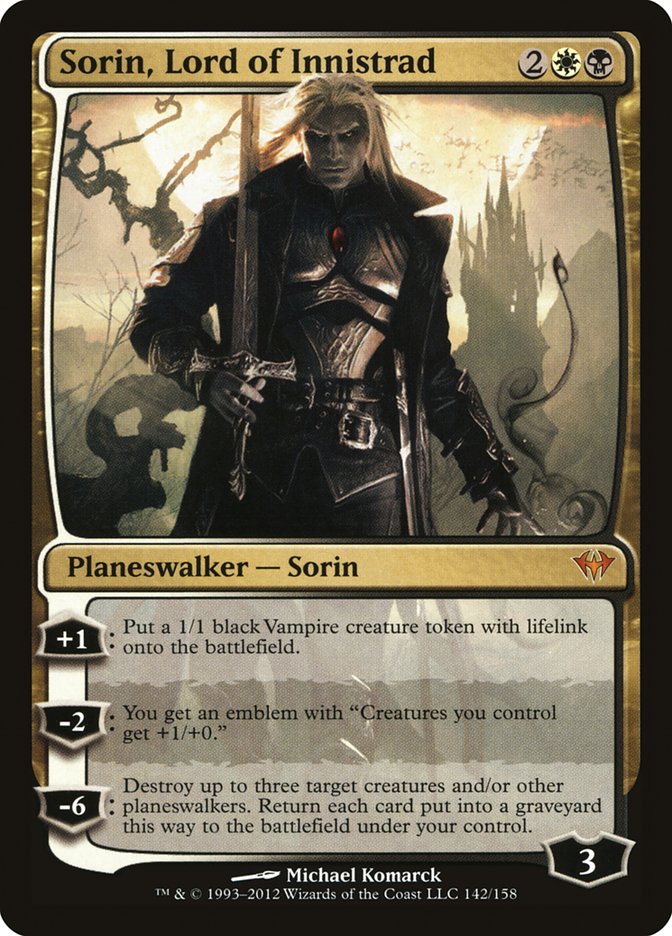 Sorin, Lord of Innistrad [Dark Ascension] | Good Games Morley