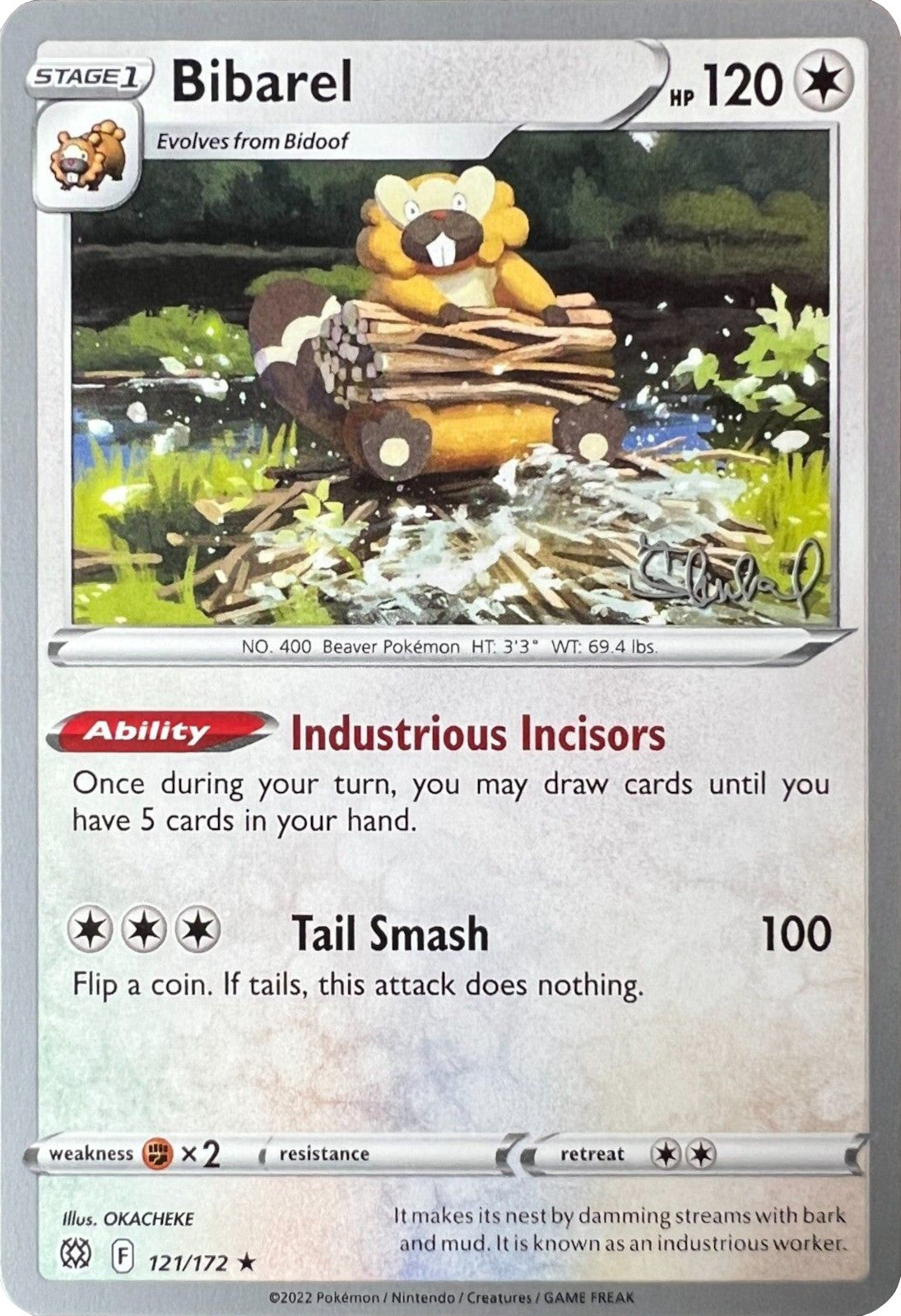 Bibarel (121/172) (ADP - Ondrej Skubal) [World Championships 2022] | Good Games Morley