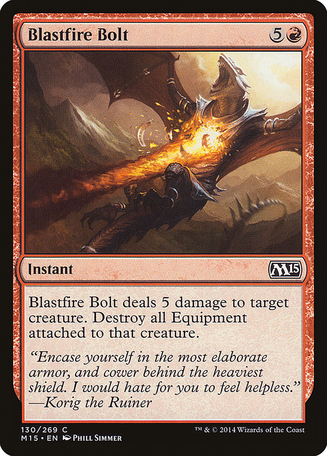 Blastfire Bolt [Magic 2015] | Good Games Morley
