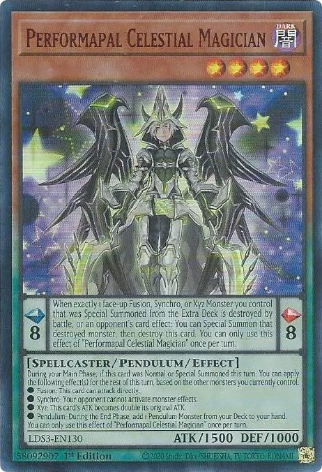 Performapal Celestial Magician (Red) [LDS3-EN130] Ultra Rare | Good Games Morley