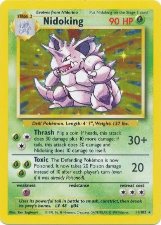 Nidoking (11/102) [Base Set Unlimited] | Good Games Morley