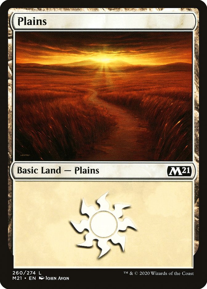 Plains (260) [Core Set 2021] | Good Games Morley