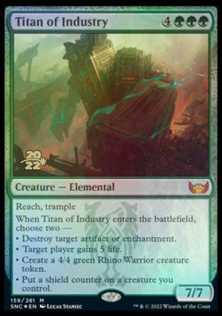 Titan of Industry [Streets of New Capenna Prerelease Promos] | Good Games Morley