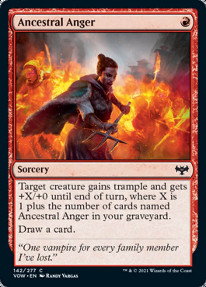 Ancestral Anger [Innistrad: Crimson Vow] | Good Games Morley