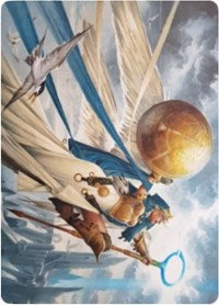 Linvala, Shield of Sea Gate Art Card [Zendikar Rising Art Series] | Good Games Morley