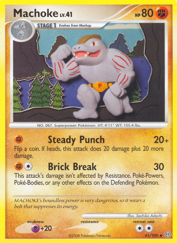 Machoke (41/100) [Diamond & Pearl: Stormfront] | Good Games Morley