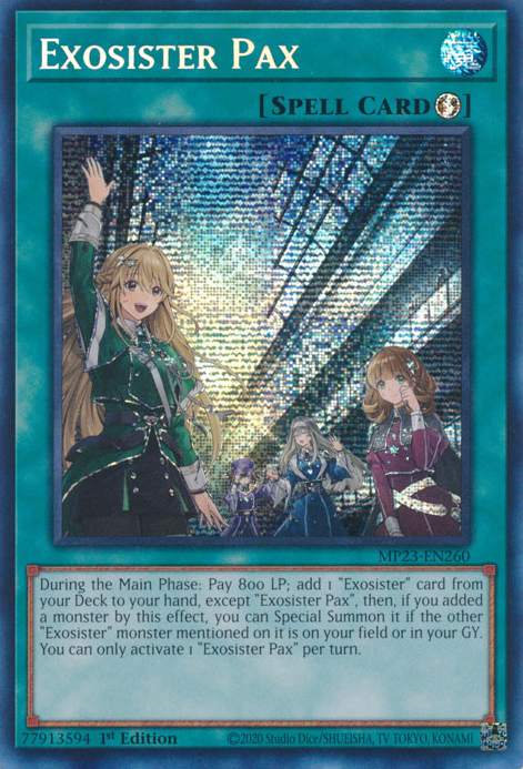 Exosister Pax [MP23-EN260] Prismatic Secret Rare | Good Games Morley