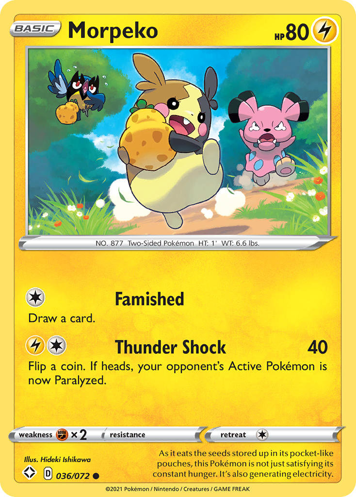 Morpeko (036/072) [Sword & Shield: Shining Fates] | Good Games Morley