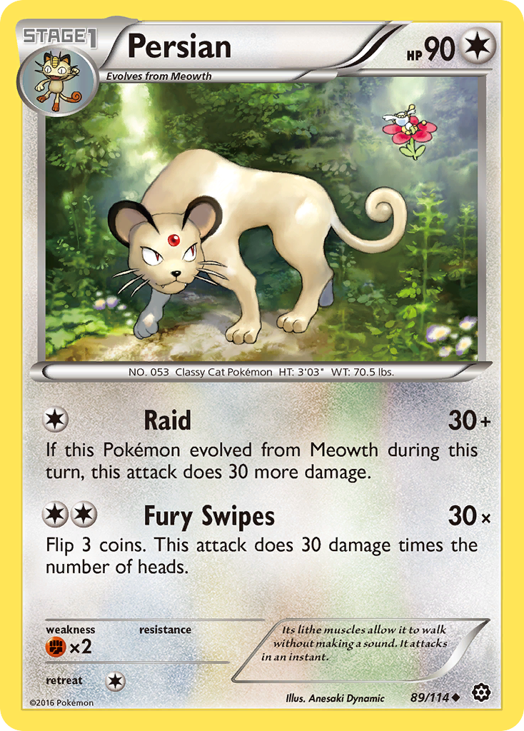Persian (89/114) [XY: Steam Siege] | Good Games Morley