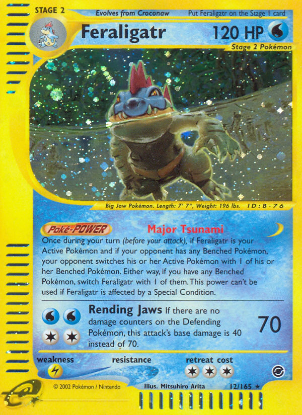 Feraligatr (12/165) [Expedition: Base Set] | Good Games Morley