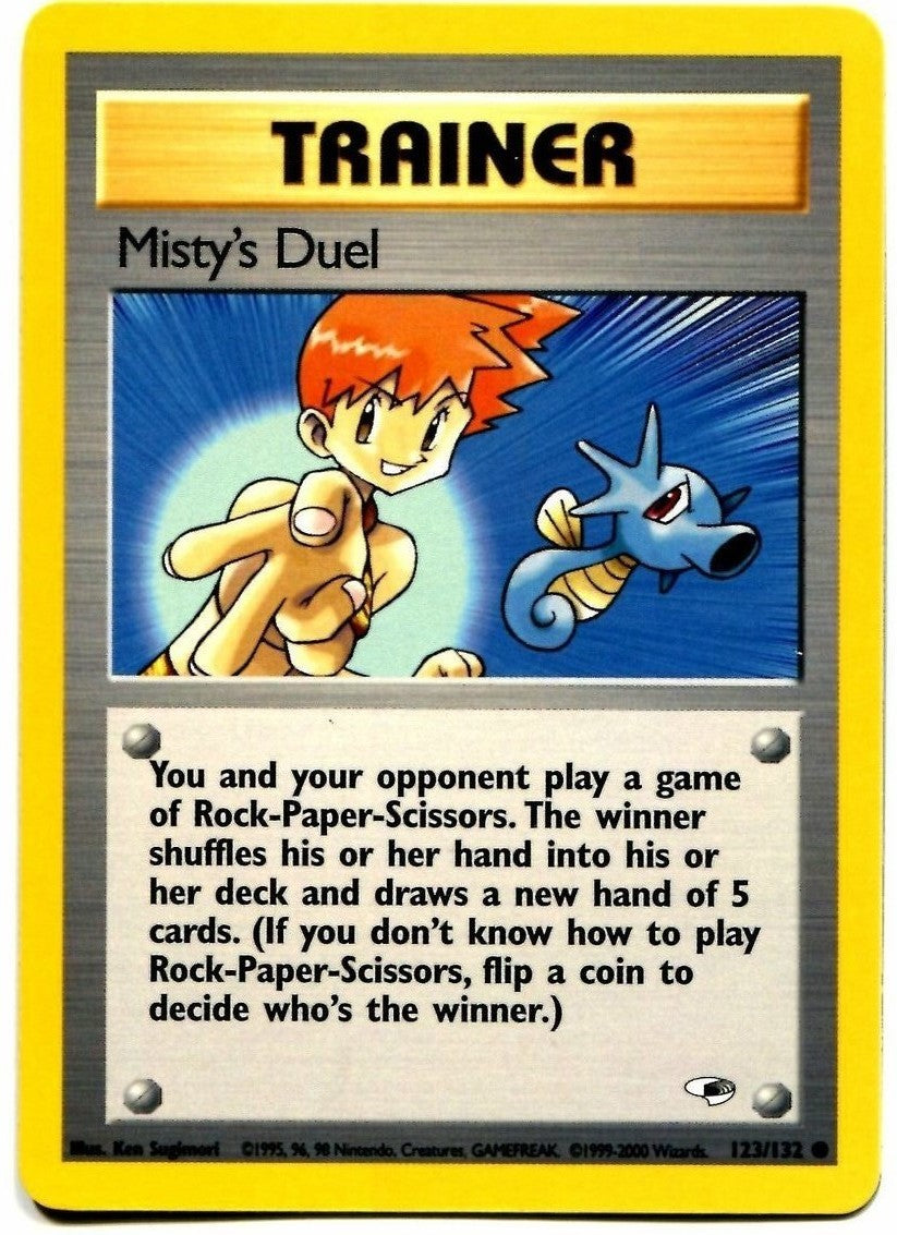 Misty's Duel (123/132) [Gym Heroes Unlimited] | Good Games Morley