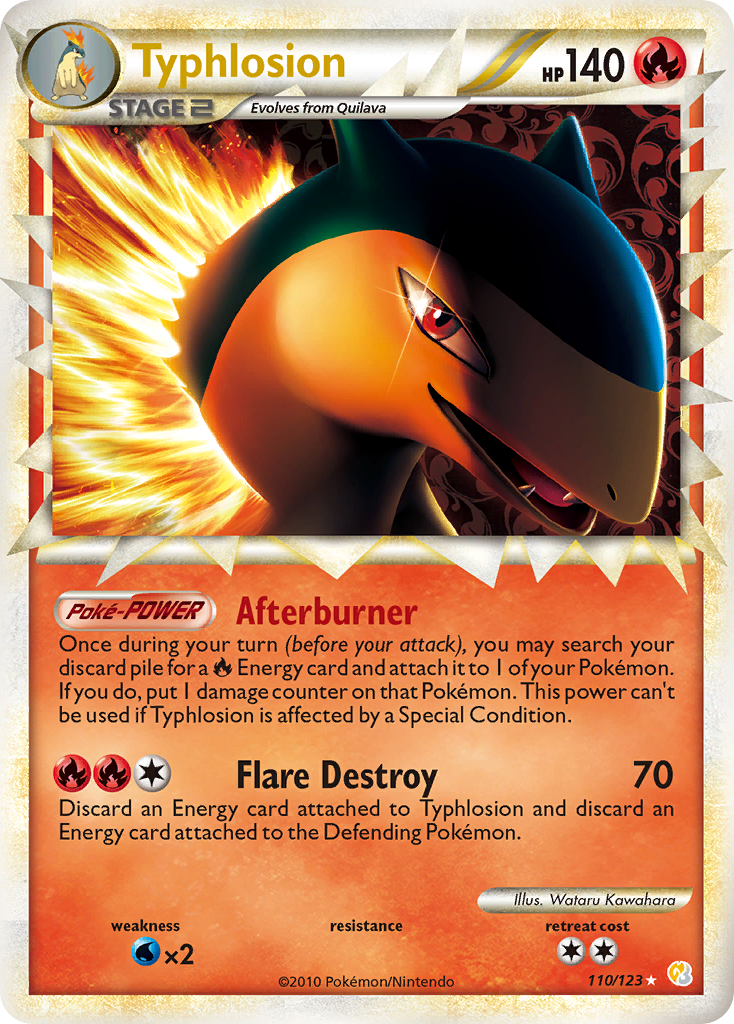 Typhlosion (110/123) [HeartGold & SoulSilver: Base Set] | Good Games Morley